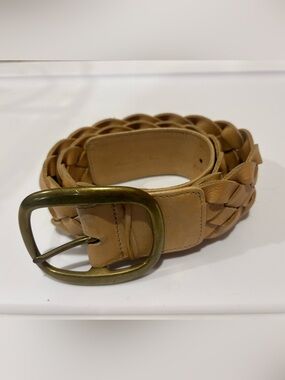 Christian K Leather Braided Belt 🌵Small